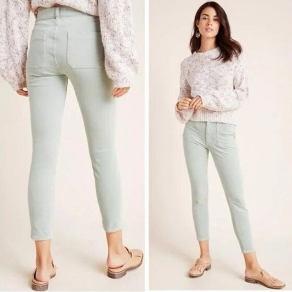 Anthropologie AG Stivie High Rise Patch Pocket Skinny Jeans‎
